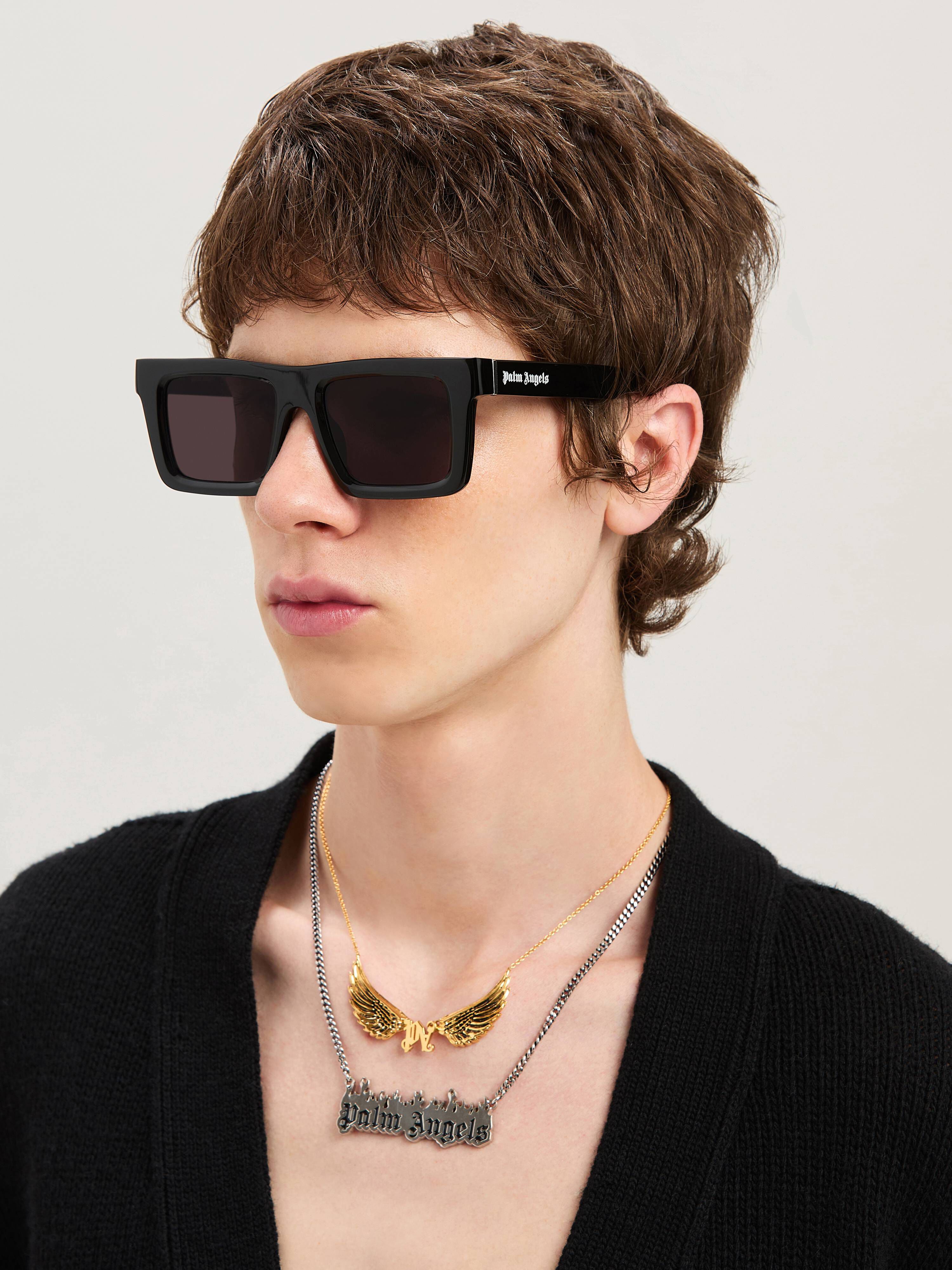 PALM ANGELS  Napa sunglasses BLACK - DARK GREY PERI109S25PLA001