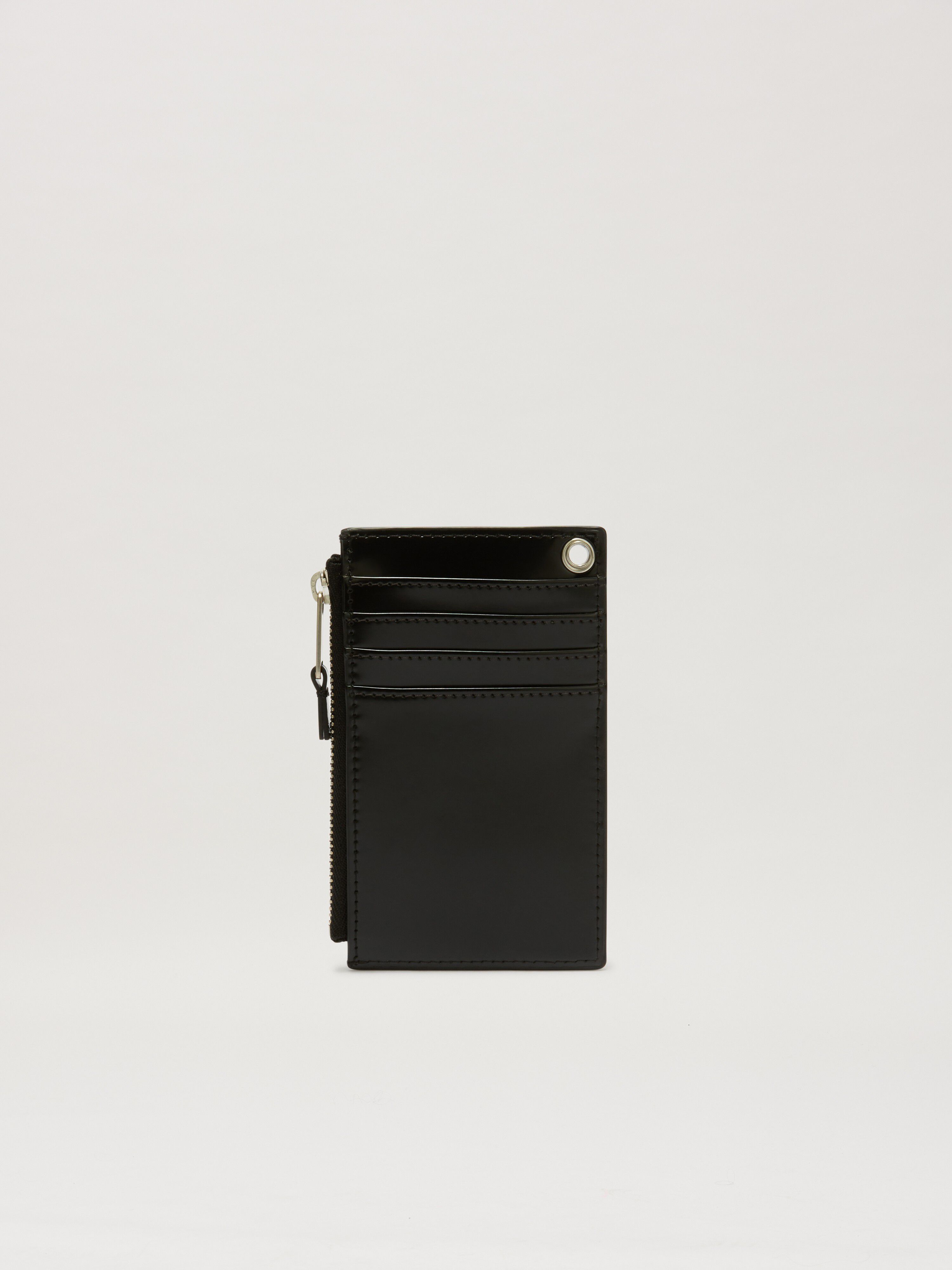 PALM ANGELS  Metal chain Card Holder BLACK PMND01AS25FAB001