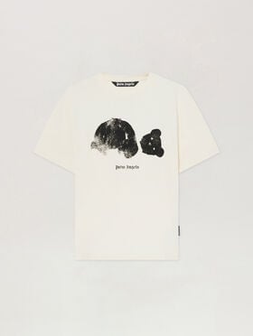 PALM ANGELS Bear T-Shirt White PMAA109T26JER003