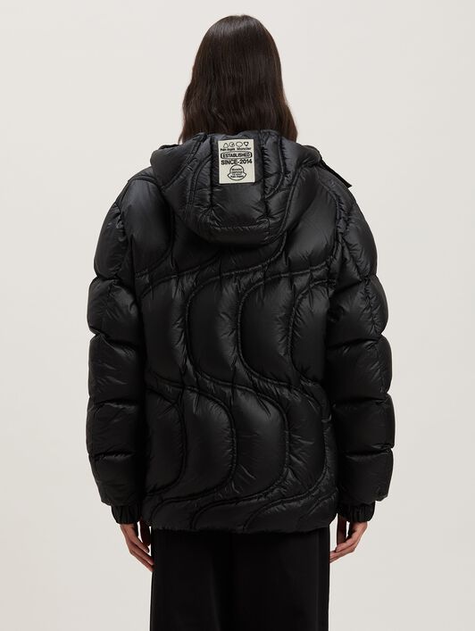 PALM ANGELS  Cherith down jacket Moncler x Palm Angels BLACK - BLACK PMEJ005T25FAB001