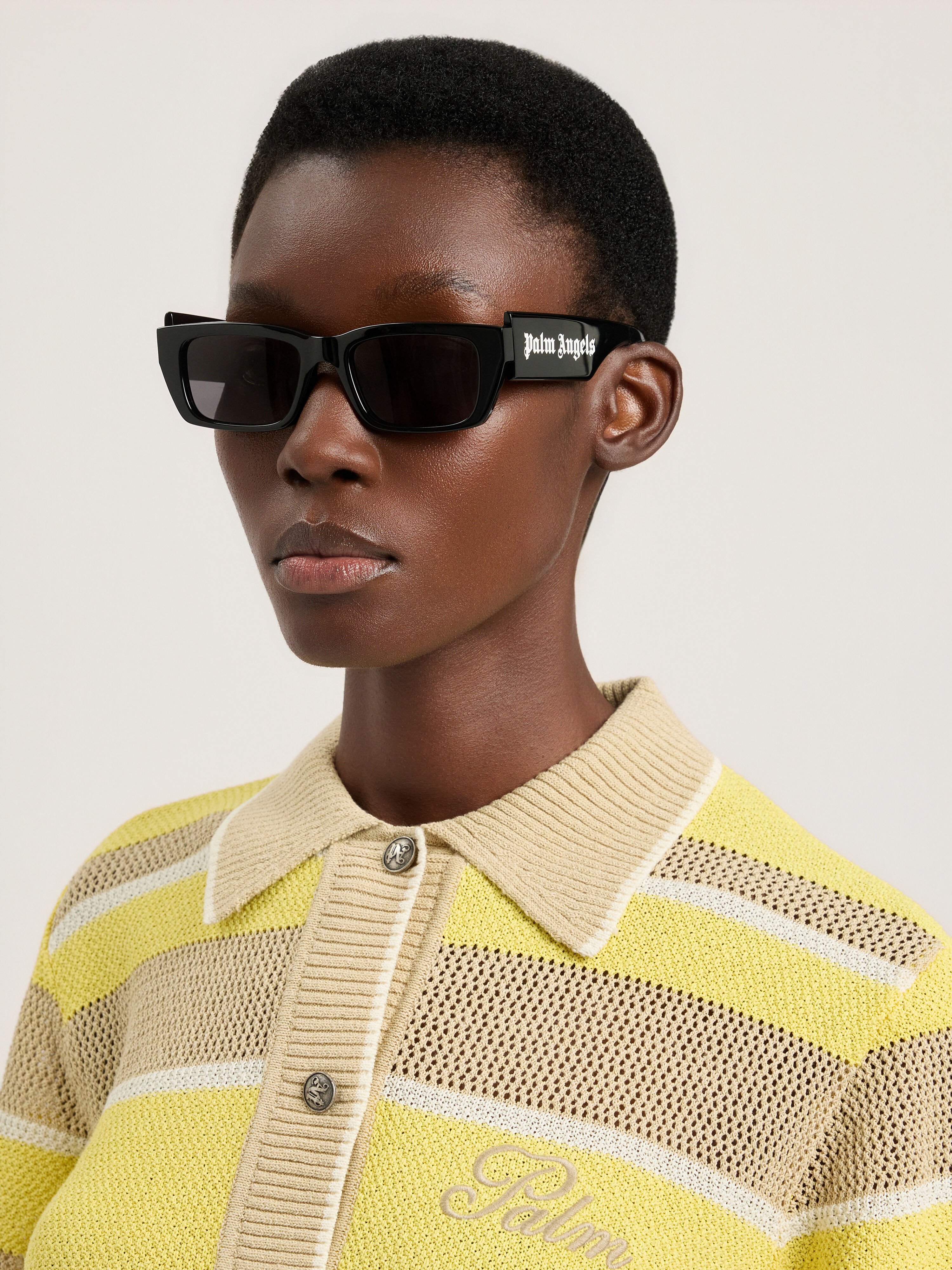 PALM ANGELS Palm Sunglasses BLACK PA1021100753