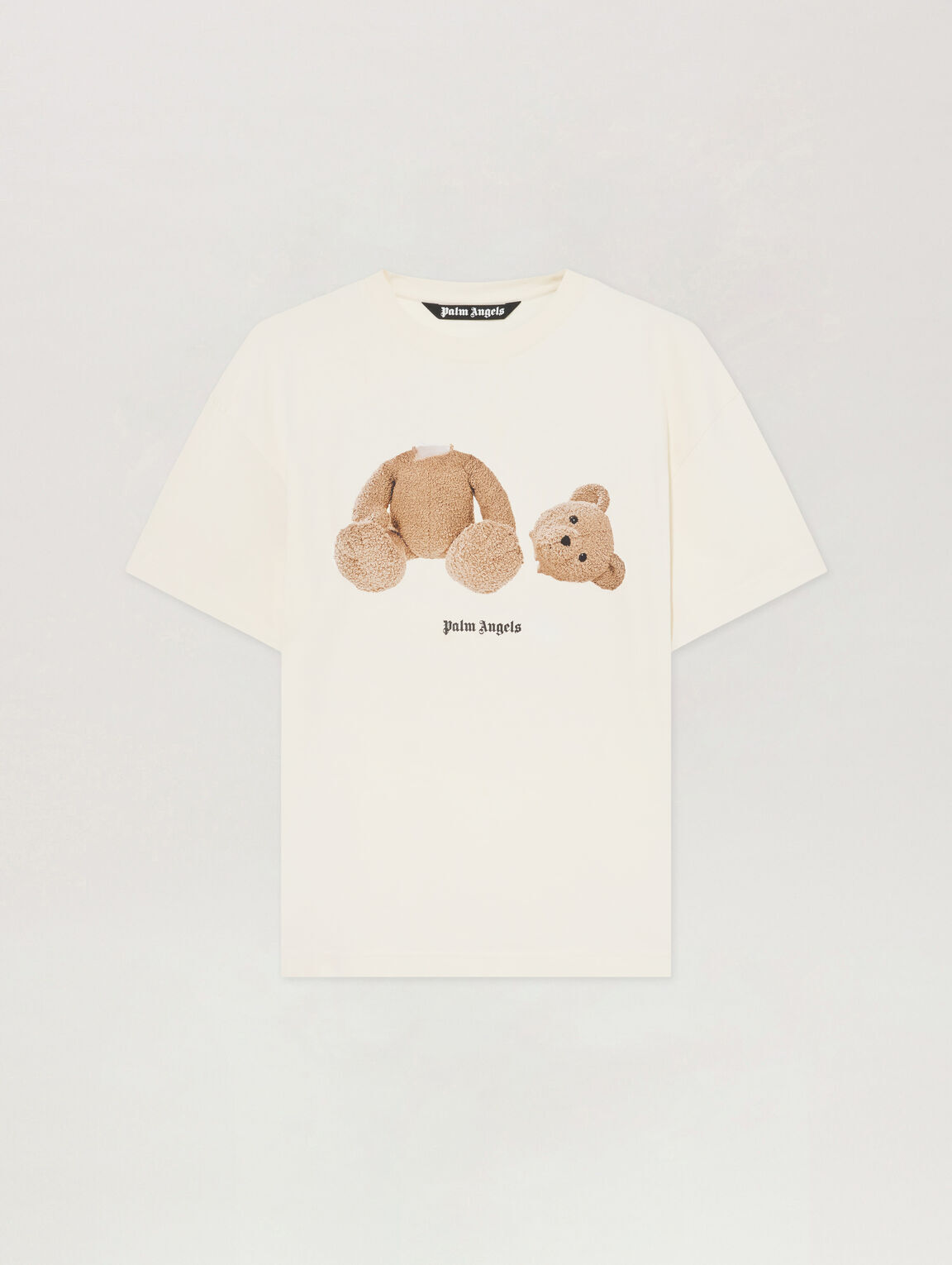 PALM ANGELS Bear T-Shirt White PMAA109T26JER003
