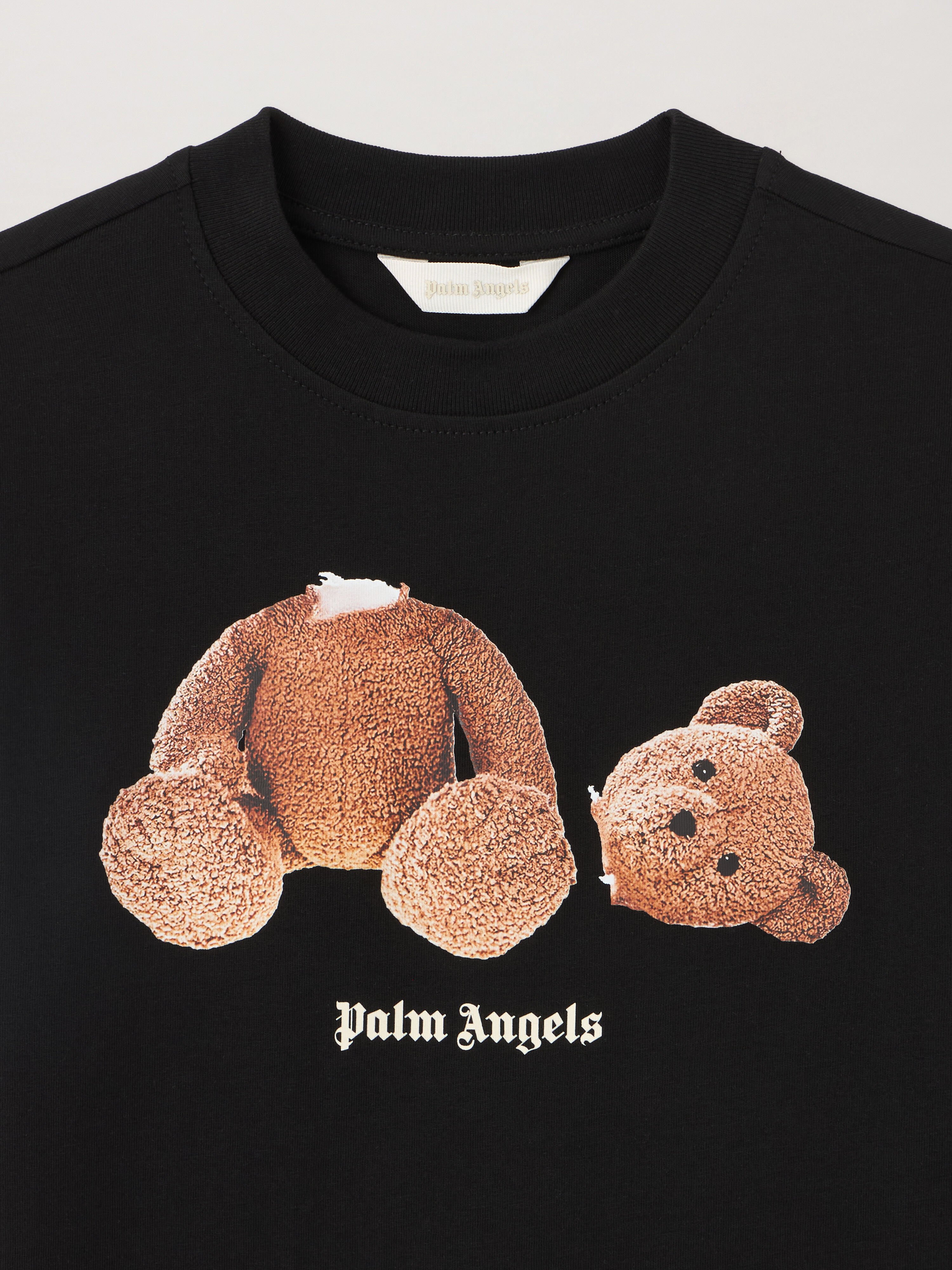 Bear Graphic T-Shirt in NERO/BLACK | Palm Angels®