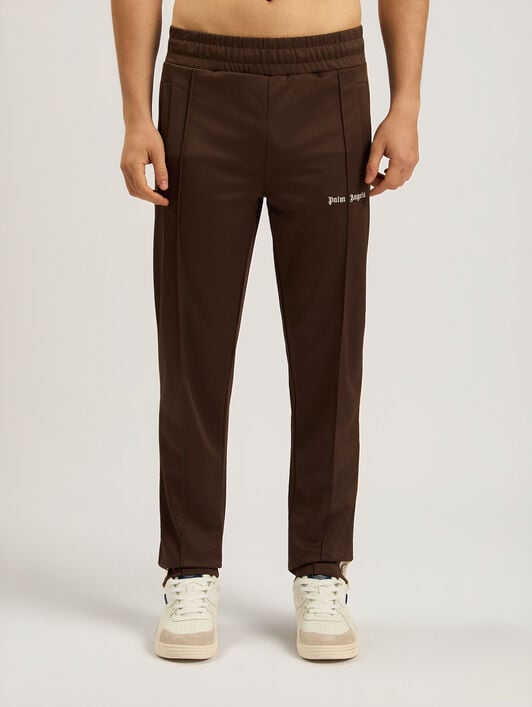 Classic Logo Track Pants PALM ANGELS Classic Logo Track Pants BROWN - OFF WHITE PAMCJ02F26FB01