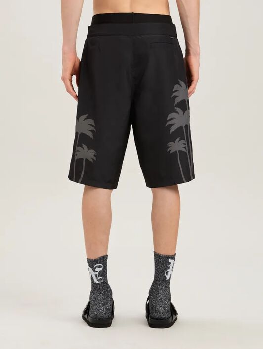 PALMS SWIMSHORTS PALM ANGELS PALMS SWIMSHORTS BLACK - BLACK PMFD017S25FAB003
