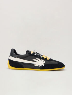 PALM ANGELS Pa 5 Sneakers BLACK - WHITE PMIA105F25LEA001