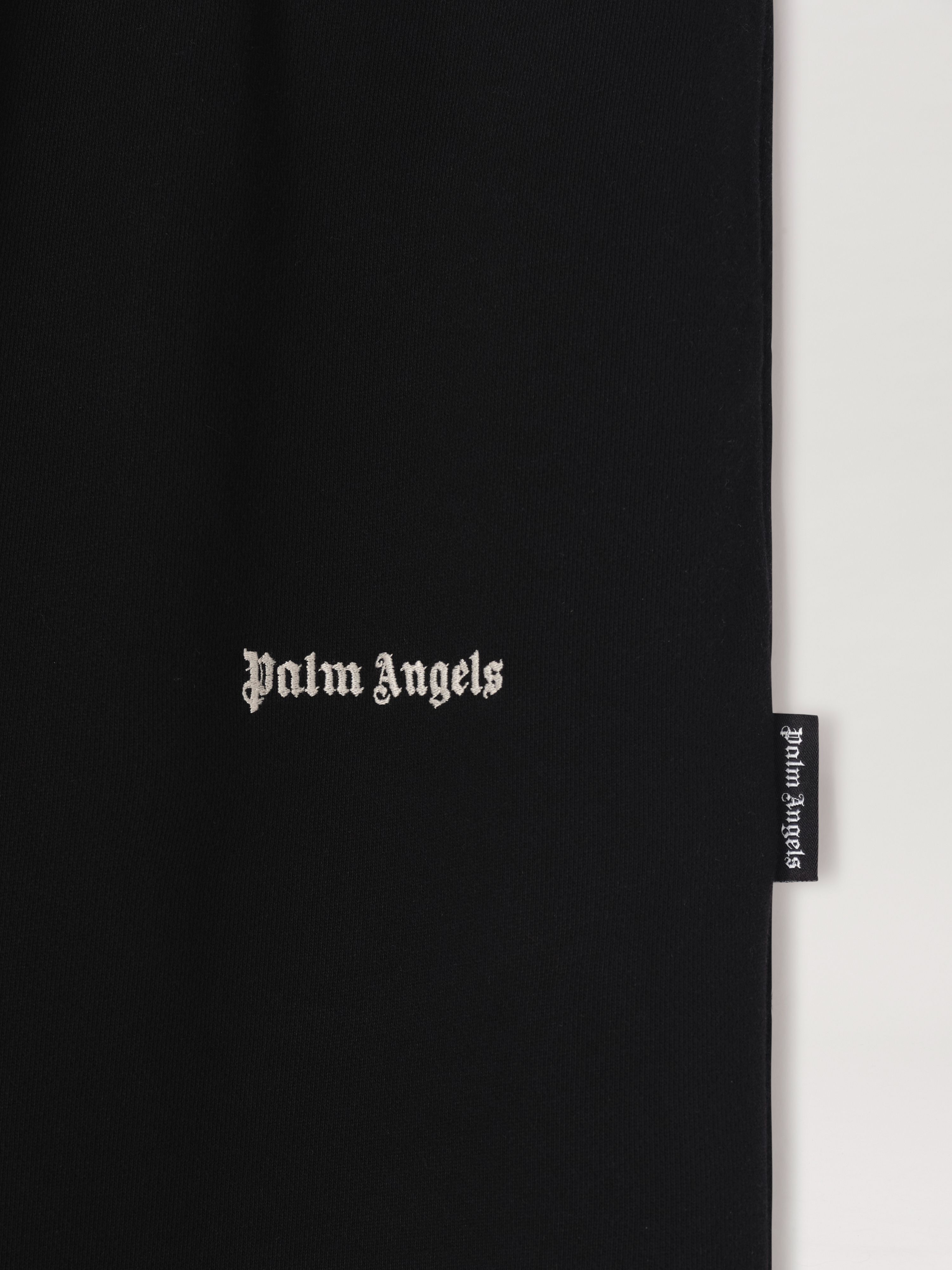 PALM ANGELS  Iconic Tape sweatpants BLACK OFF WHITE PMCH022C99FLE001