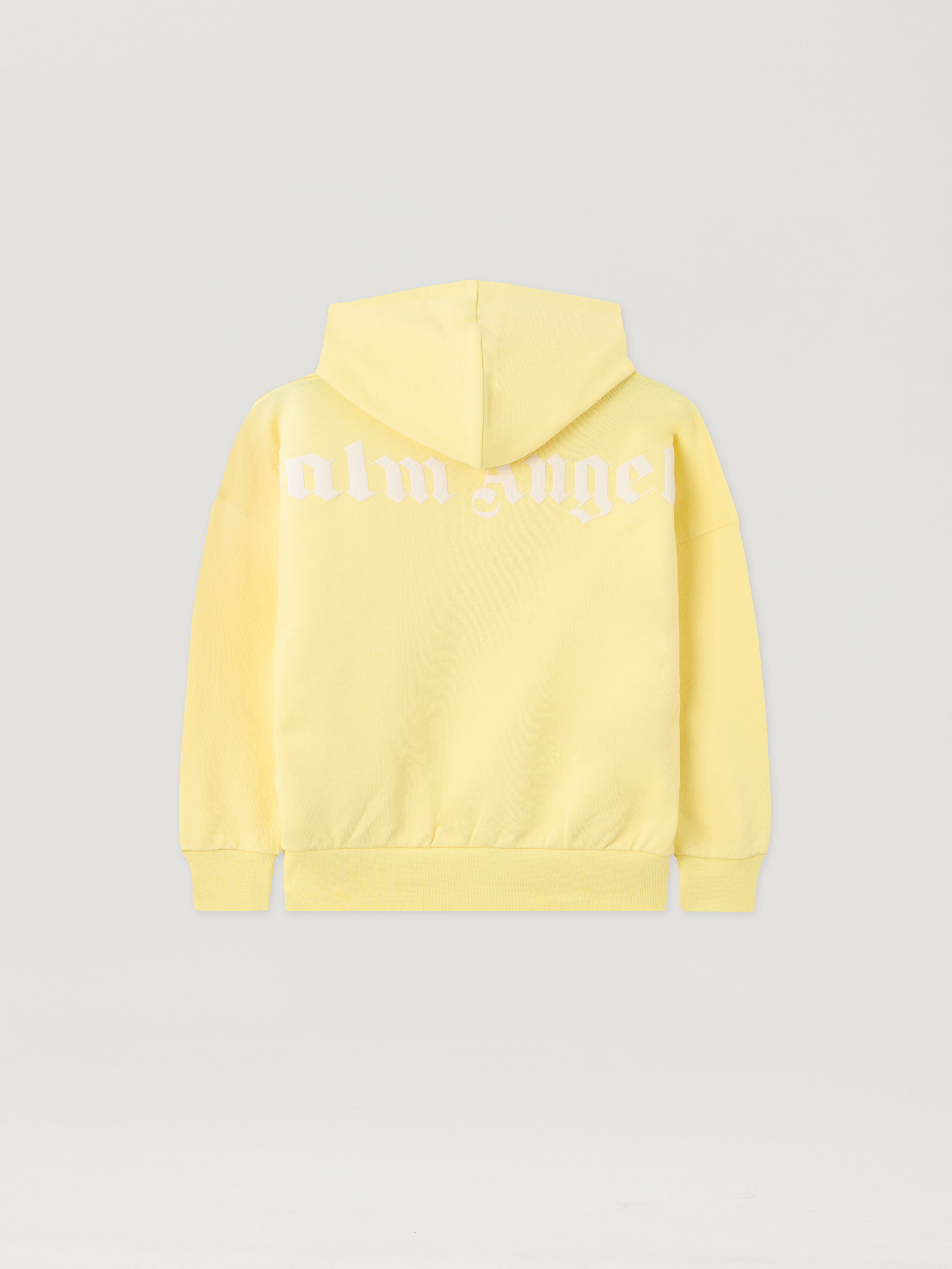 PALM ANGELS Overlogo Over Fit Hoodie GIALLO/YELLOW PGBB014S26FLE001