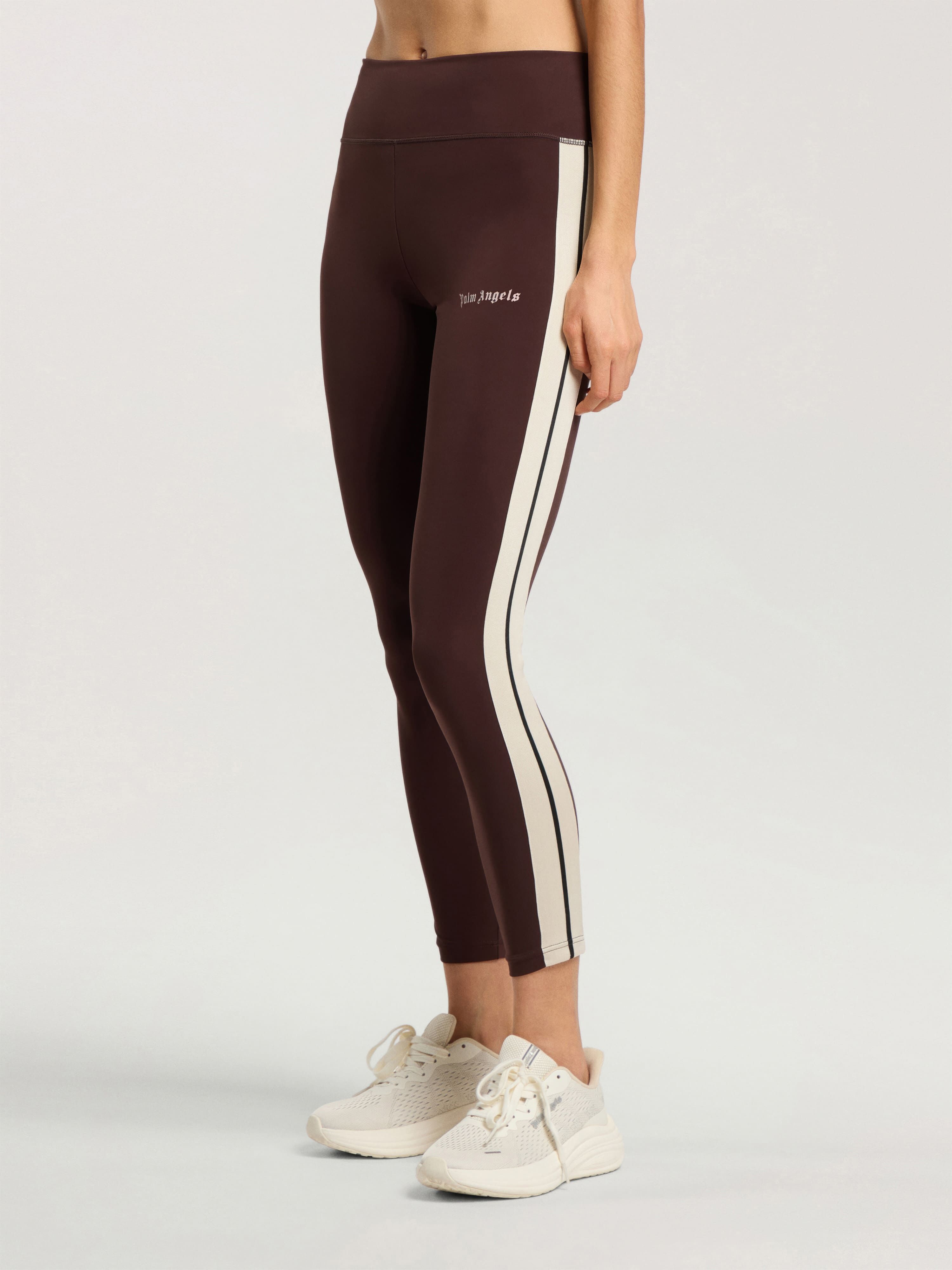 Classic Logo Track Leggings PALM ANGELS Classic Logo Track Leggings MAUVE - ROSE PINK PAWVK01F26FB01