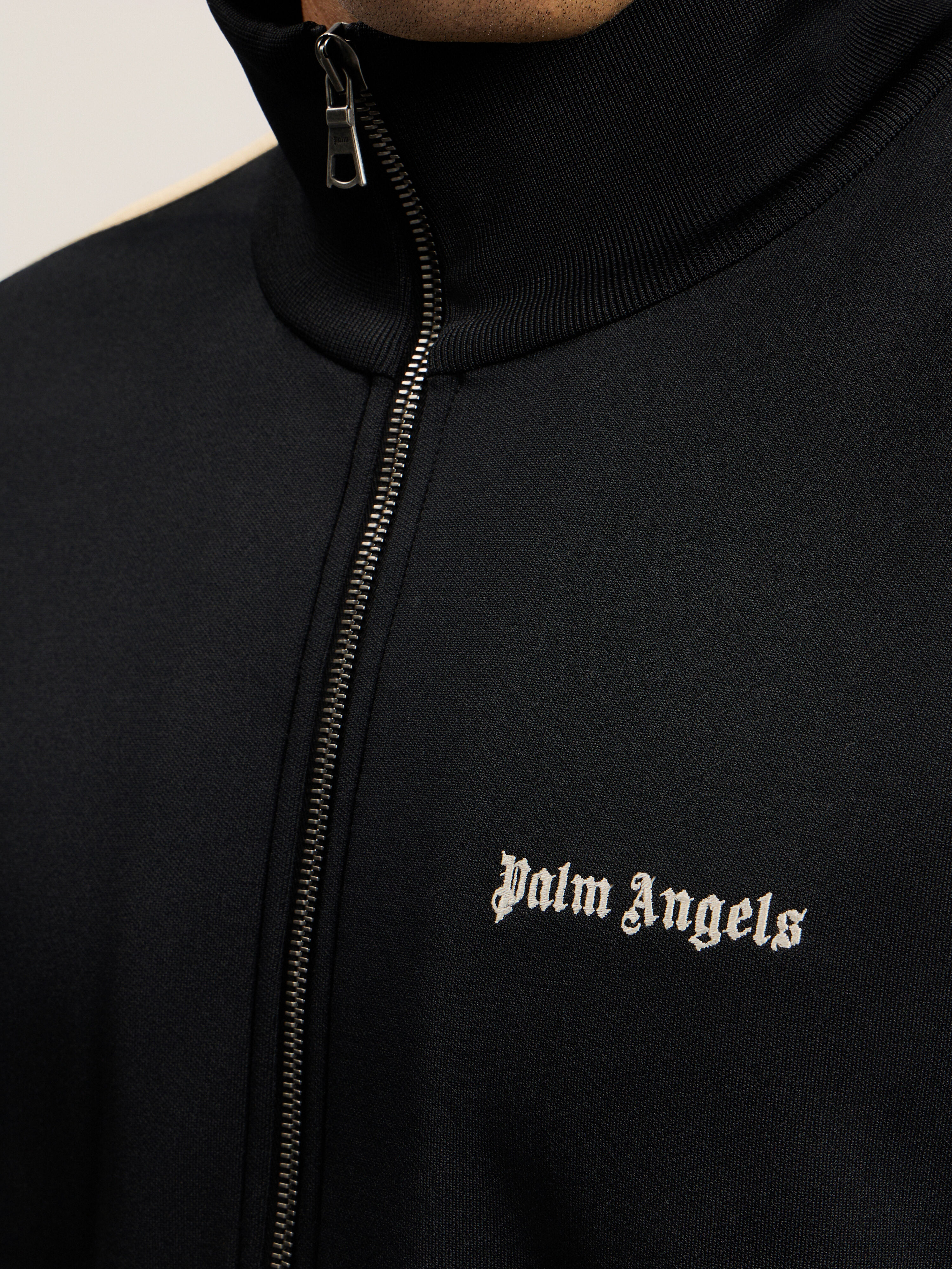 Classic Logo Track Jacket in BLACK OFF WHITE for Men | Palm Angels®