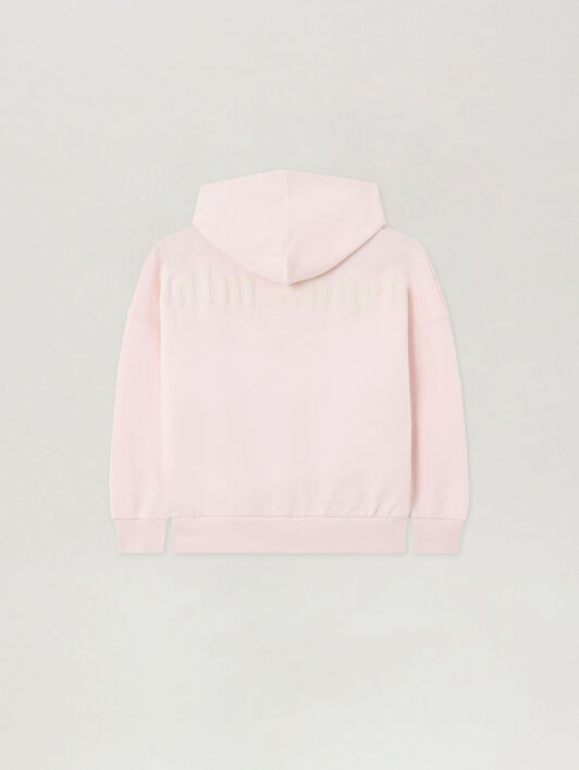 PALM ANGELS Overlogo Over Fit Hoodie ROSA/PINK PGBB014S26FLE001