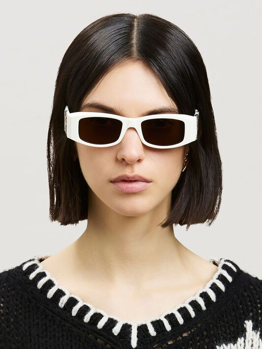 Angel Sunglasses PALM ANGELS Angel Sunglasses WHITE PERI001C99PLA001