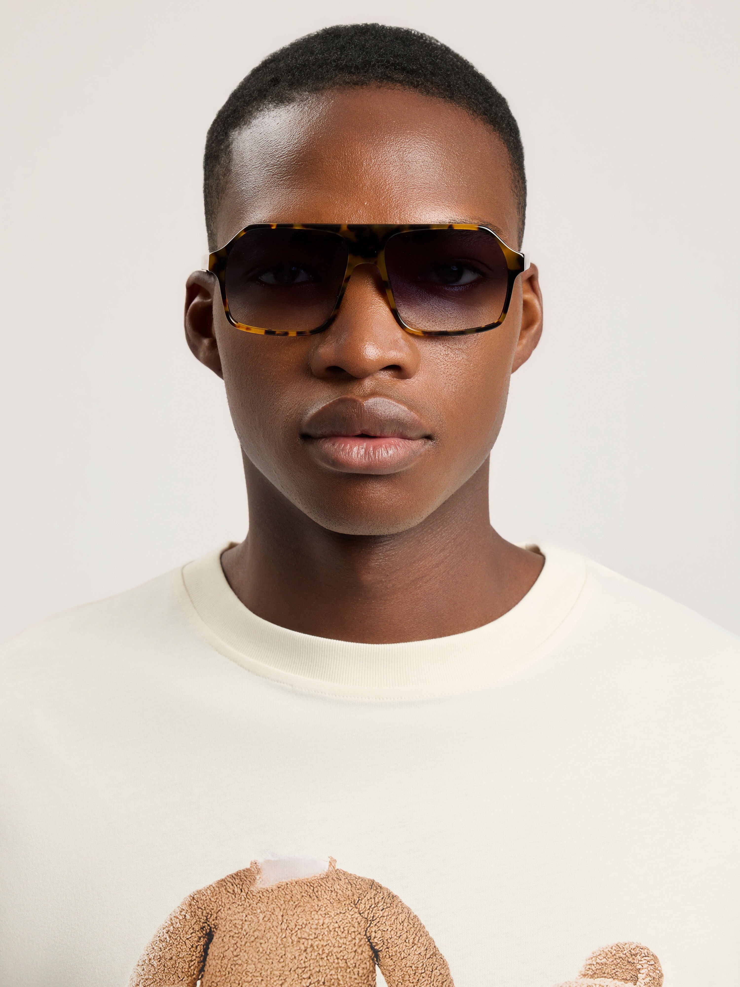 PALM ANGELS Camino Sunglasses SHINY HAVANA PA1027604258