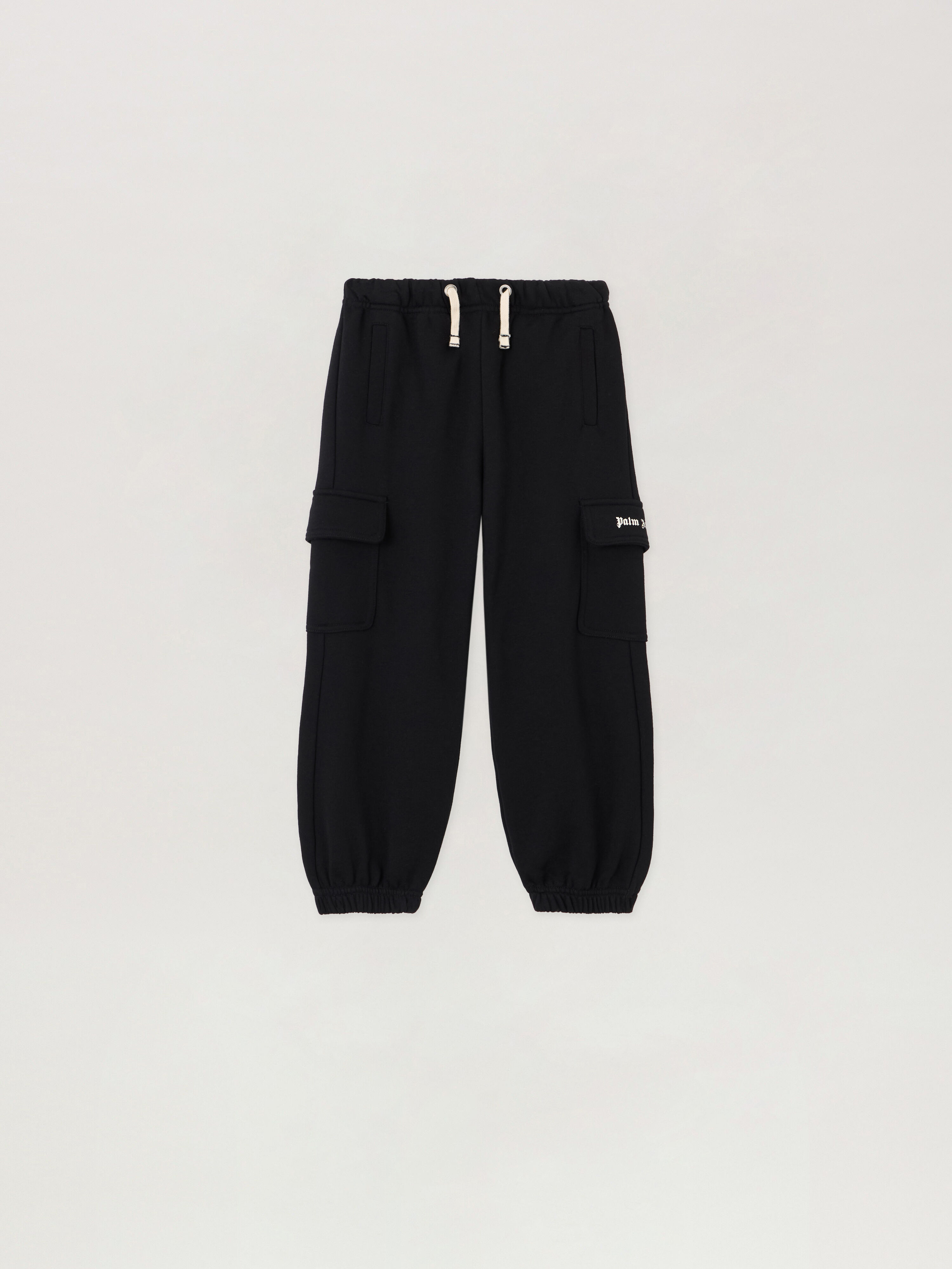 PALM ANGELS Classic Logo Cargo Sweatpant NERO/BLACK PBCH016S26FLE001