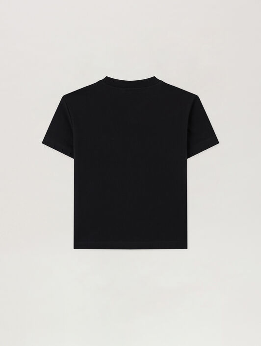 PALM ANGELS Bear Angel T-Shirt NERO/BLACK PGAA002S26JER001