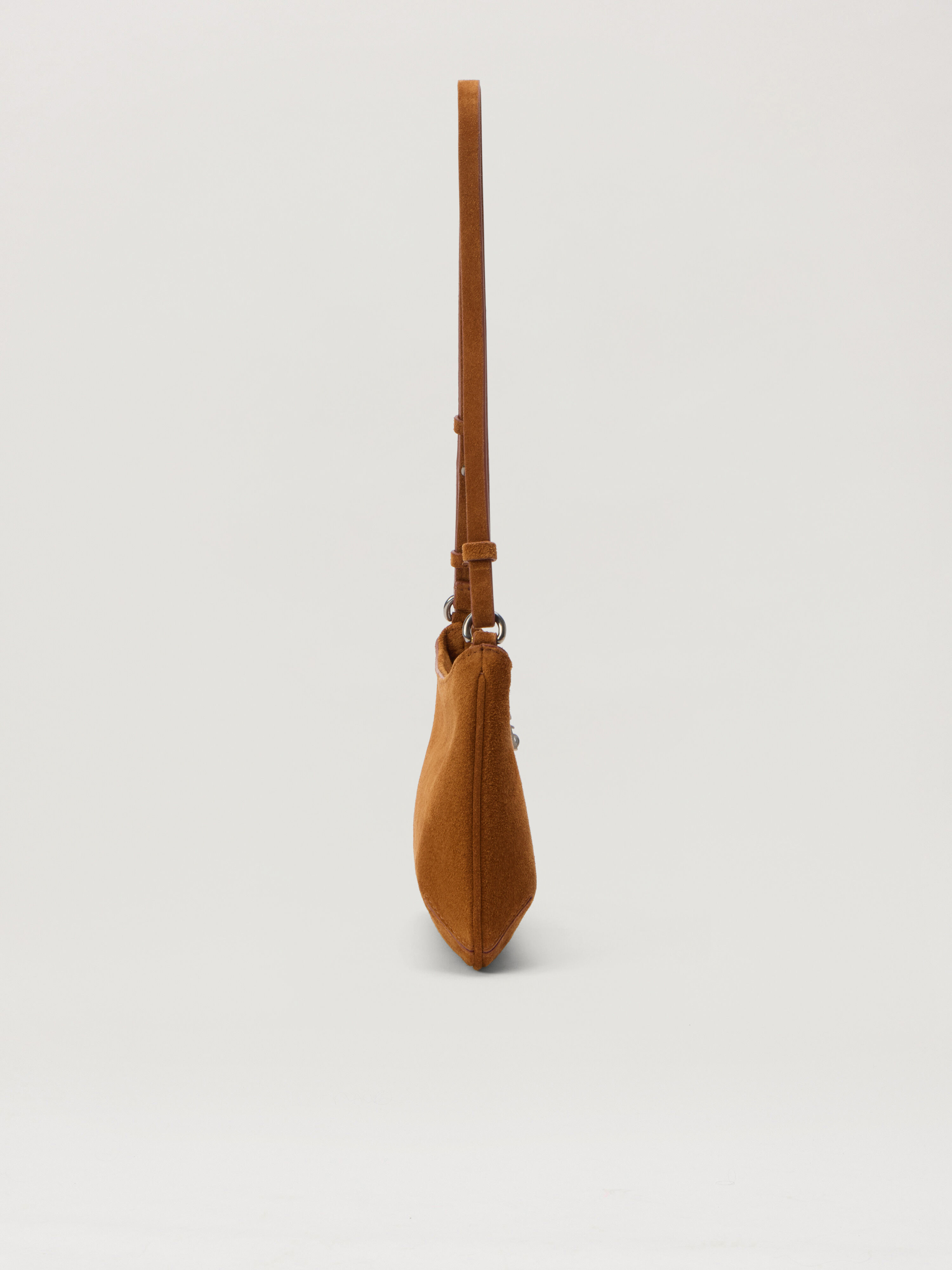 Suede Giorgina Bag PALM ANGELS Suede Giorgina Bag BEIGE - BEIGE PWNN028F25LEA001