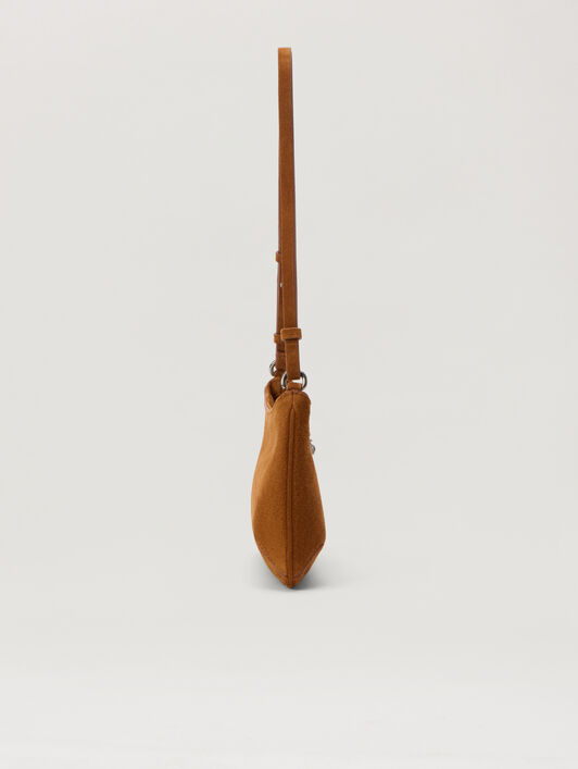 Suede Giorgina Bag PALM ANGELS Suede Giorgina Bag BEIGE - BEIGE PWNN028F25LEA001