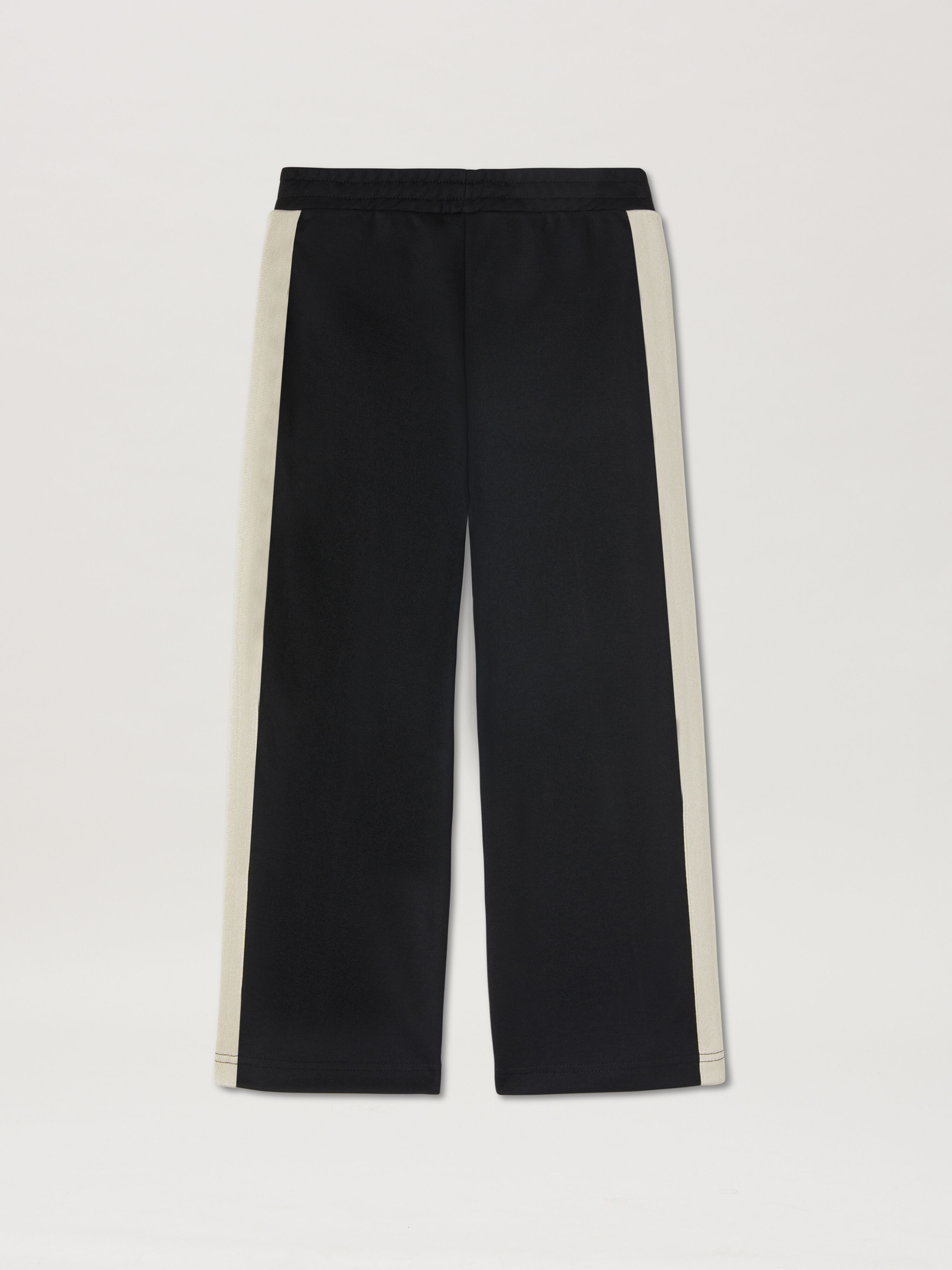 PALM ANGELS Track pants BLACK - WHITE PBCJ002C99FAB003