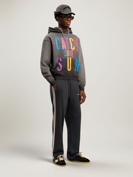 Catch Some Sun Hoodie PALM ANGELS Catch Some Sun Hoodie BLACK - MULTICOLOR PMBB17DF25FLE001