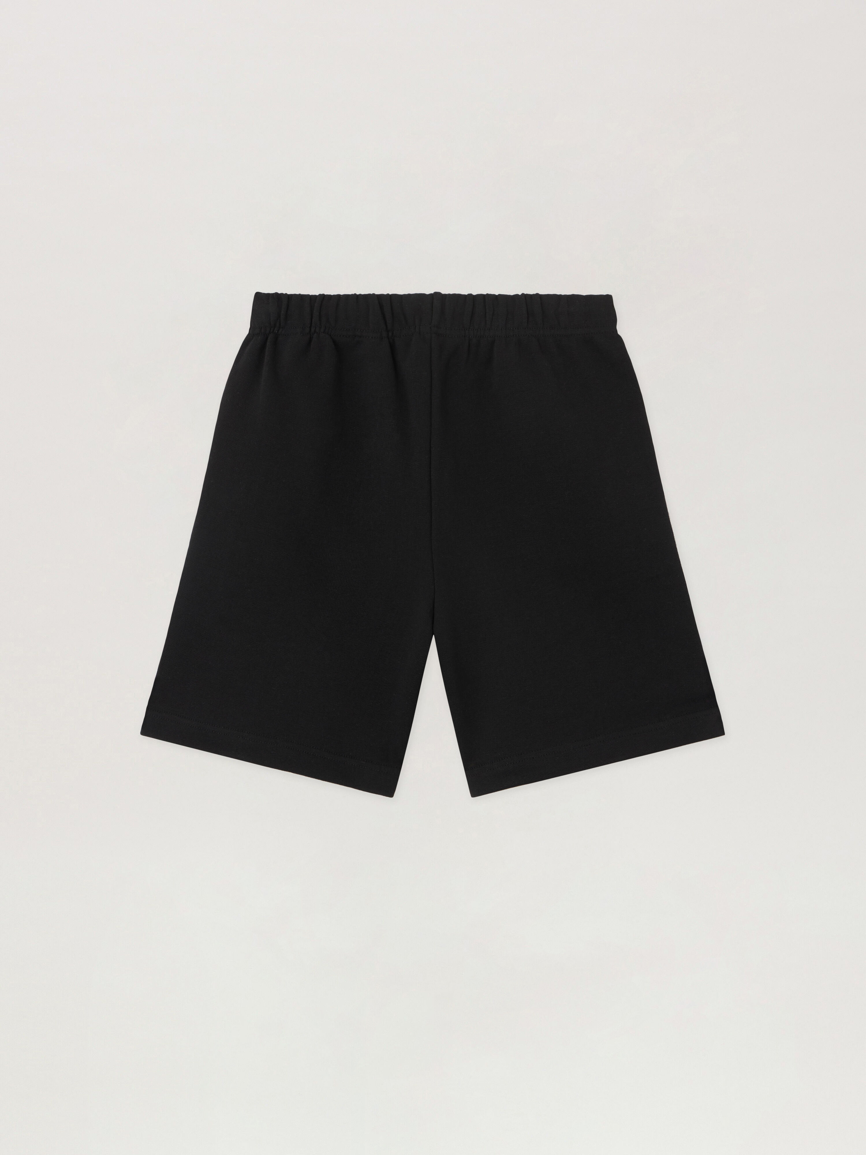 PALM ANGELS Logo Brushed Sweatshort NERO/BLACK PBCI006S26FLE003