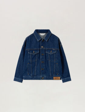 PALM ANGELS Classic Logo Denim Jkt BLUE - LIGHT BLUE PBYE001F25DEN001