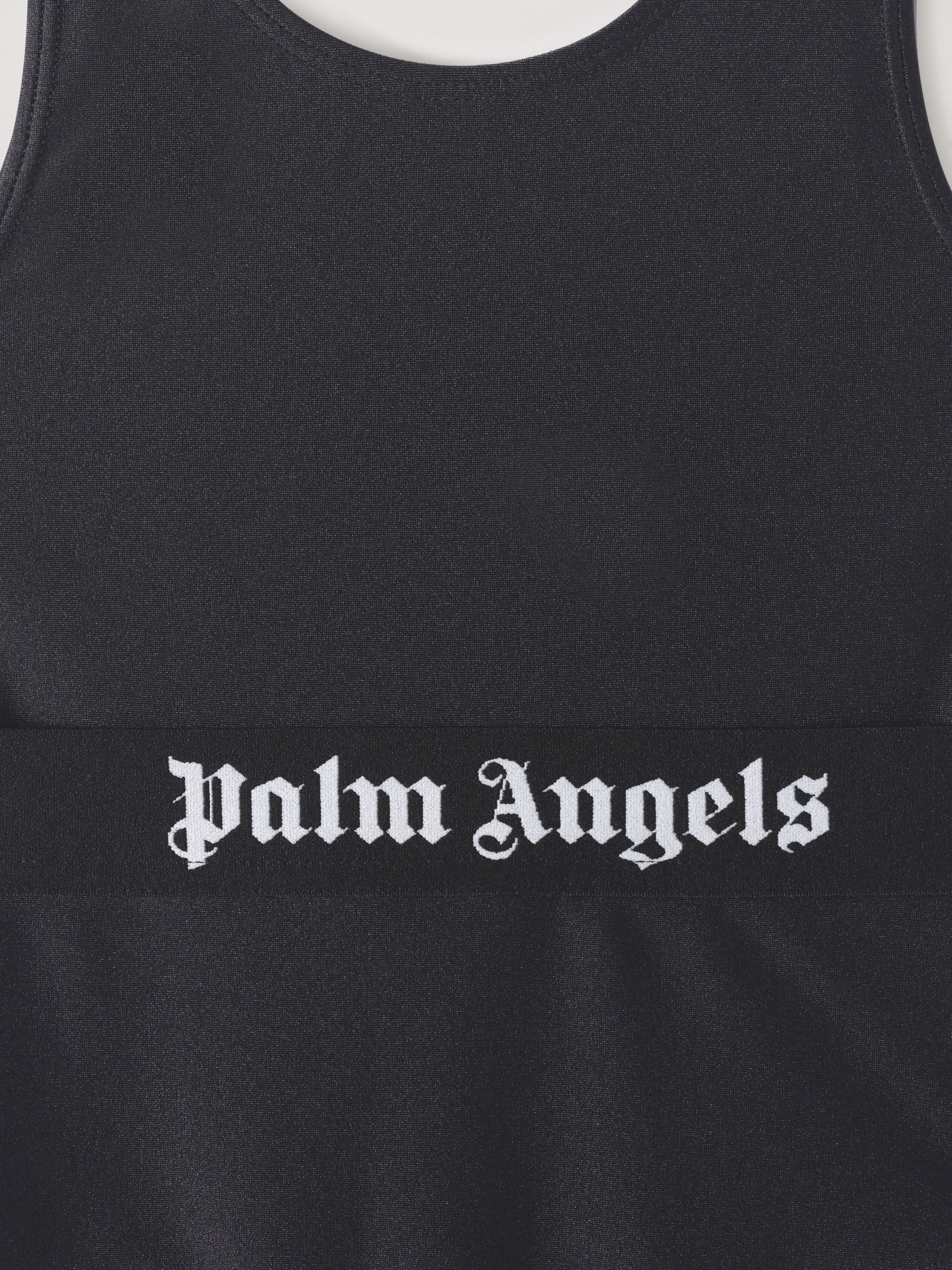 PALM ANGELS Tie dye crochet sweater BLACK PGFC002C99JER001