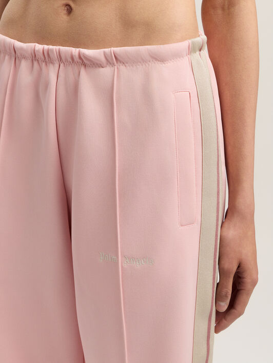 PALM ANGELS Classic Logo Tonal Track Pants PINK - OFF WHITE PWCJ031F25FAB002