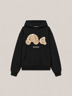 Bear Hoodie PALM ANGELS Bear Hoodie Black PMBB17DT26FLE003