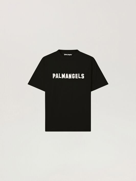 Palm Hills Regular T-Shirt PALM ANGELS Palm Hills Regular T-Shirt BLACK - OFF WHITE PAMAA01W26JR18