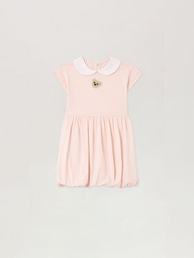 PALM ANGELS Bear Patch Ballon Dress ROSA/PINK PGX7002S26JER001