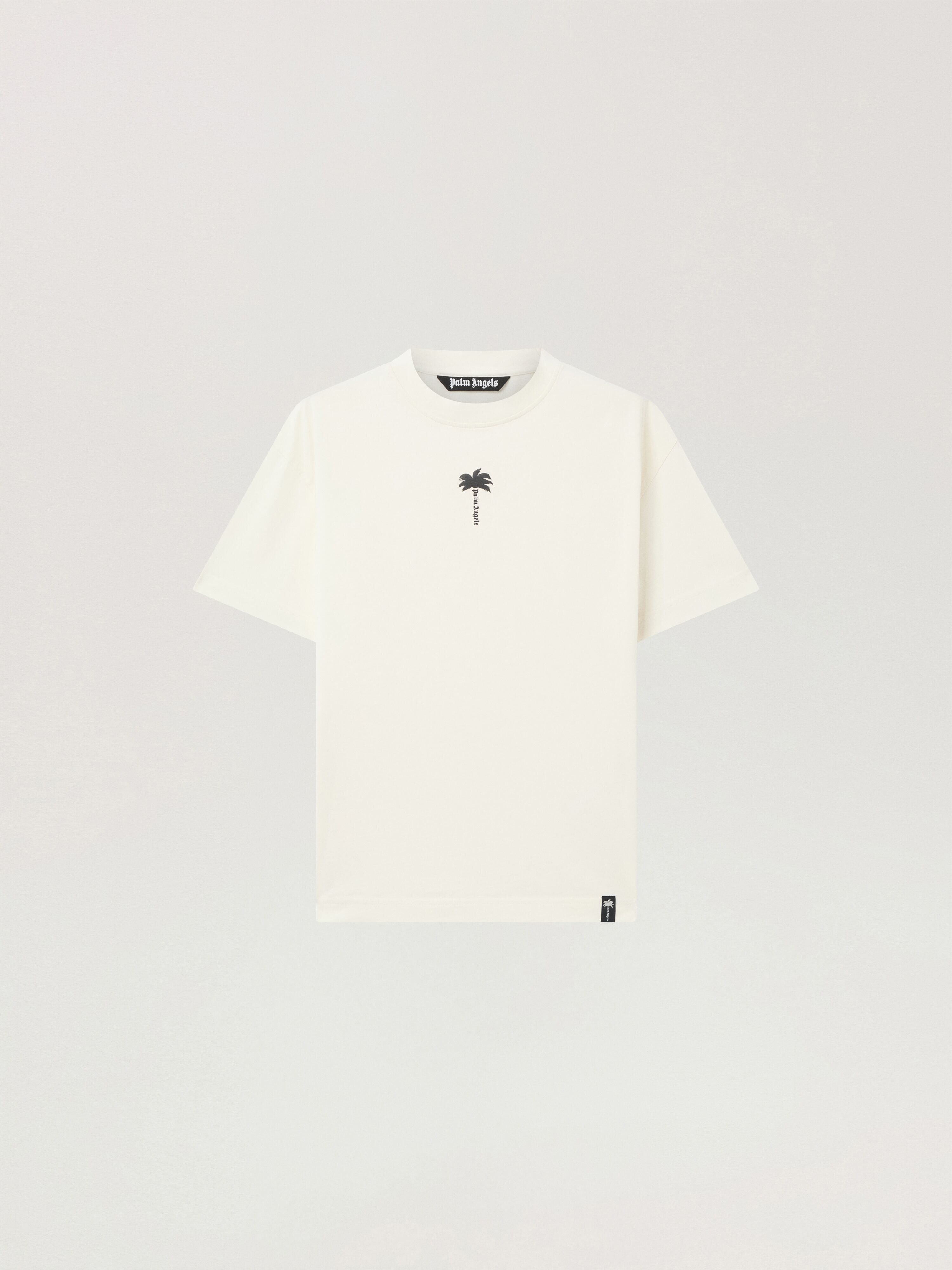 Palm Tree Statement Regular T-Shirt PALM ANGELS Palm Tree Statement Regular T-Shirt OFF WHITE - BLACK PAMAA01W26JR08