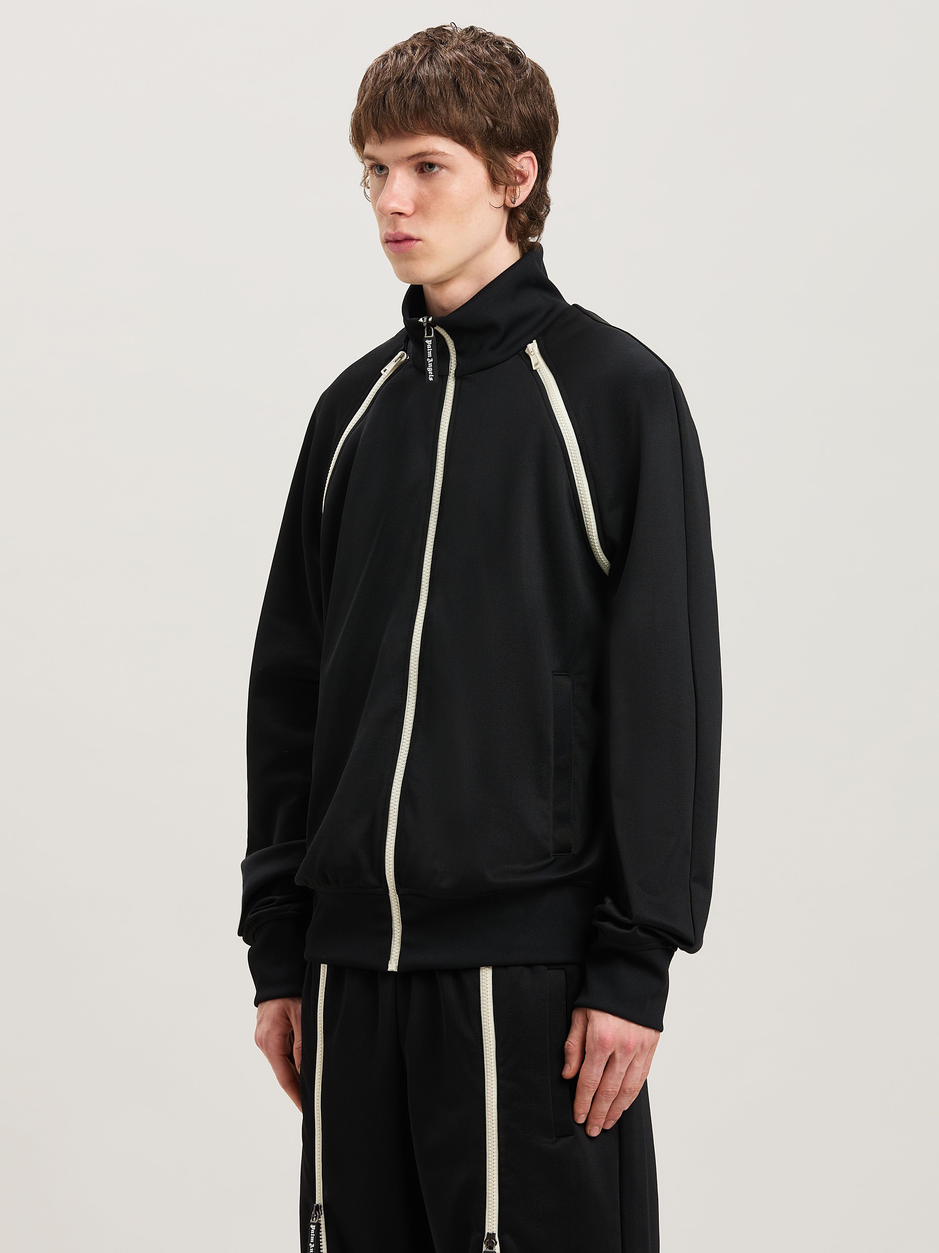 PALM ANGELS  Trainingsjacke BLACK - BLACK PMBD082S25FAB001