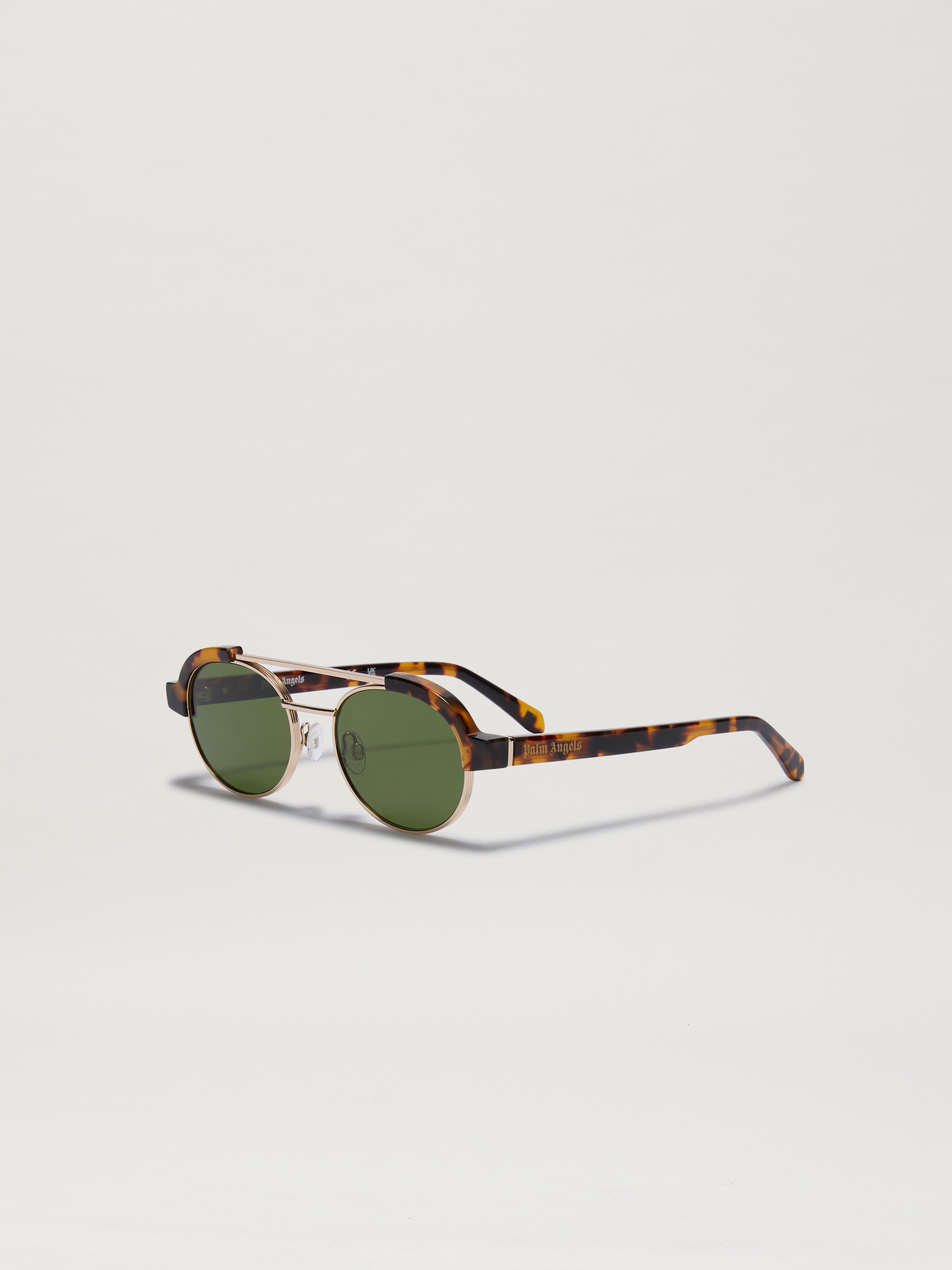 PALM ANGELS  Artesia sunglasses HAVANA GREEN PERI10CS25PLA001