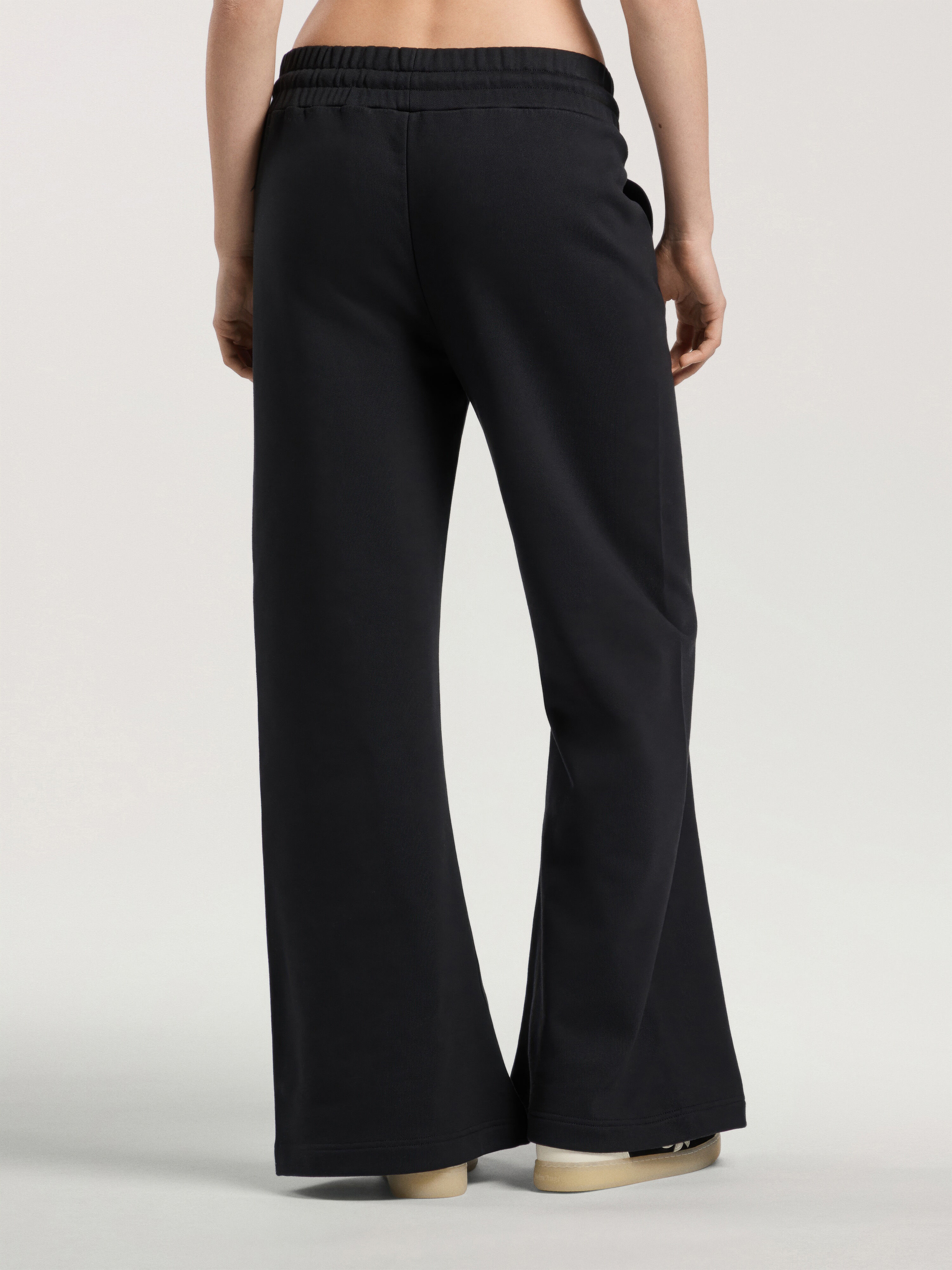 Brushed Palm Tree Sweatpants PALM ANGELS Brushed Palm Tree Sweatpants BLACK - PINK PAWCH02W26FL03