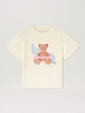 PALM ANGELS  Bear Angel T-shirt BURROMARRONE PGAA002C99JER005