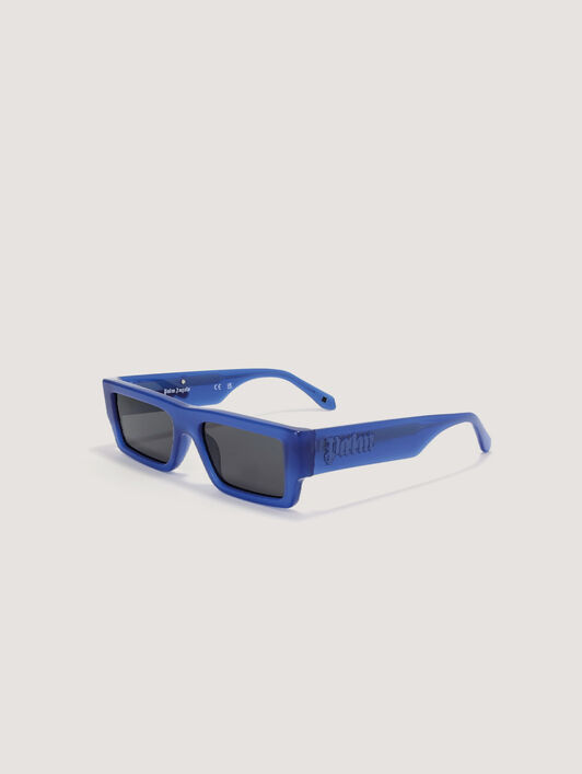 PALM ANGELS Belvedere Sunglasses SHINY BLUE PA1034450754