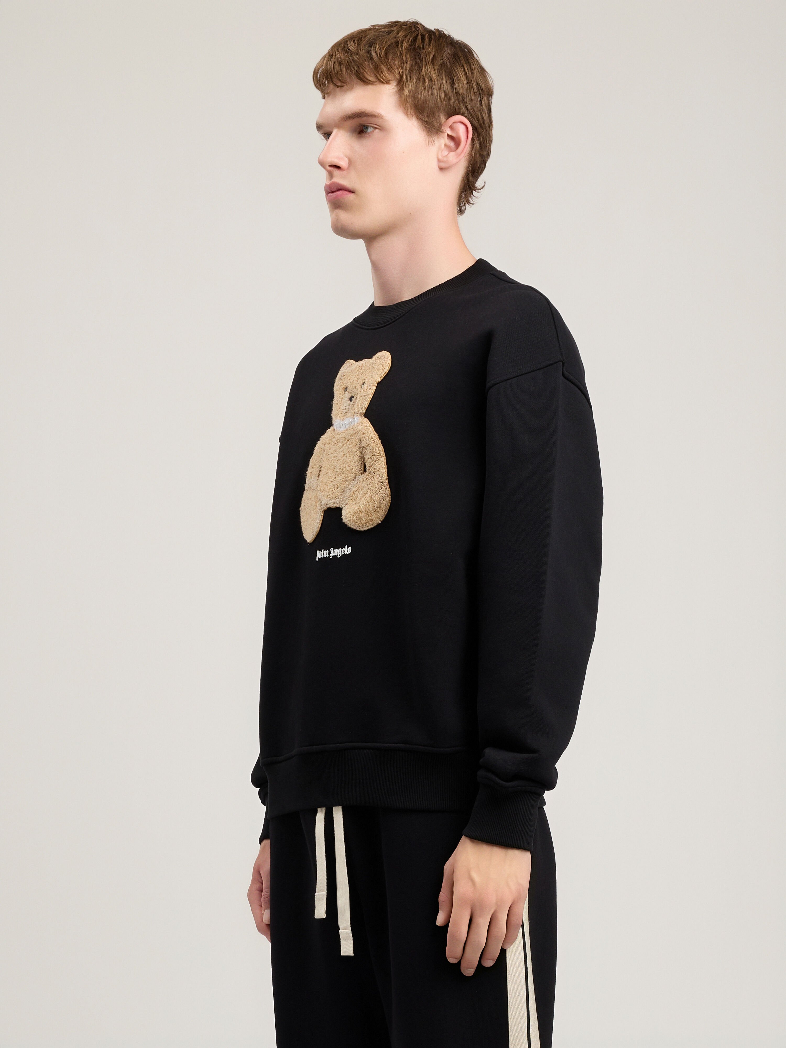 Bear Sweatshirt in BLACK BROWN for Men | Palm Angels®