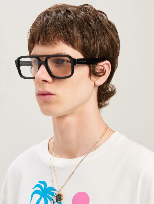 PALM ANGELS  Style 16 Brille BLACK - NO COLOR PERJ016S25PLA001