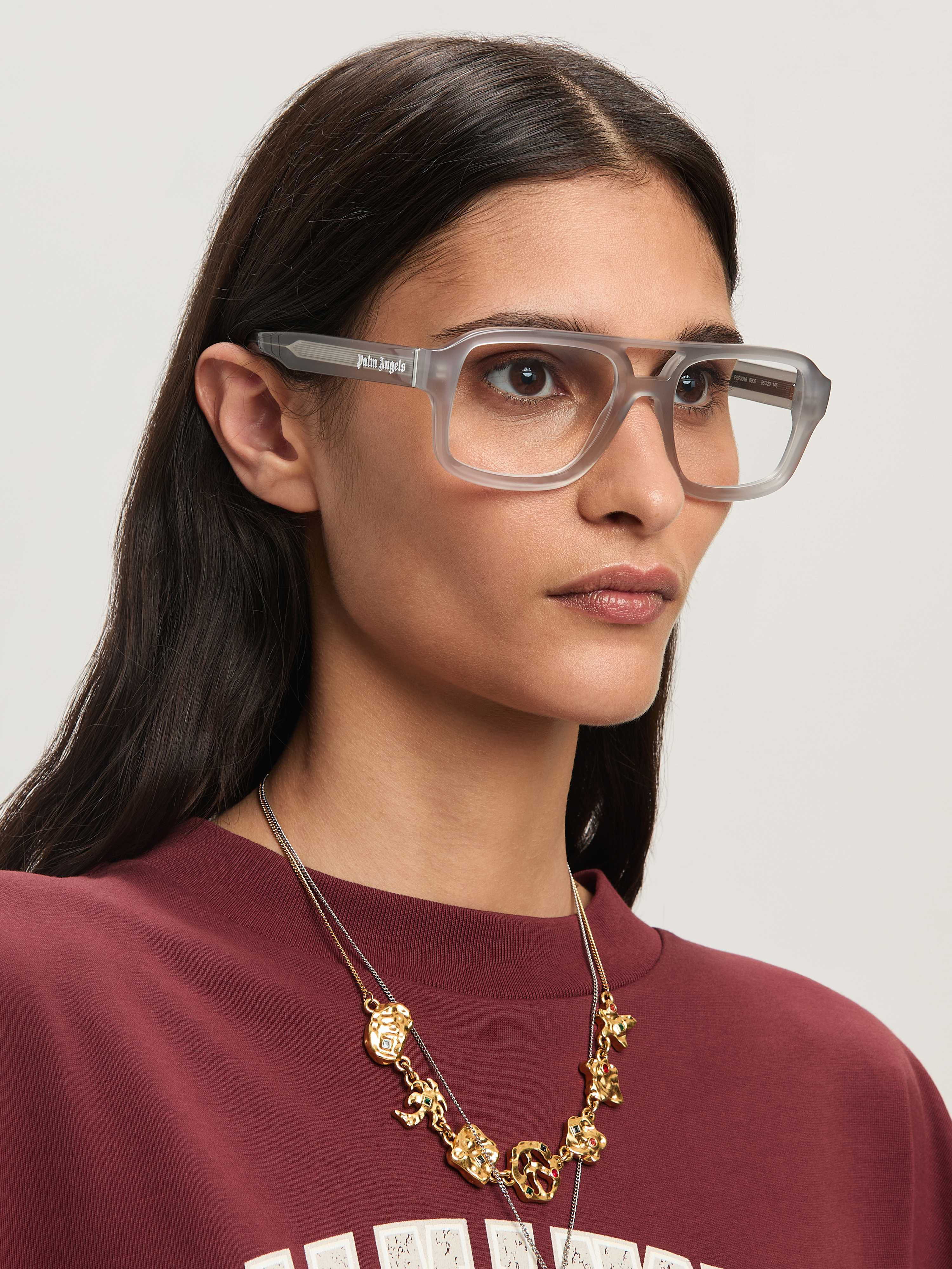 PALM ANGELS  Style 16 eyewear GREY - NO COLOR PERJ016S25PLA001