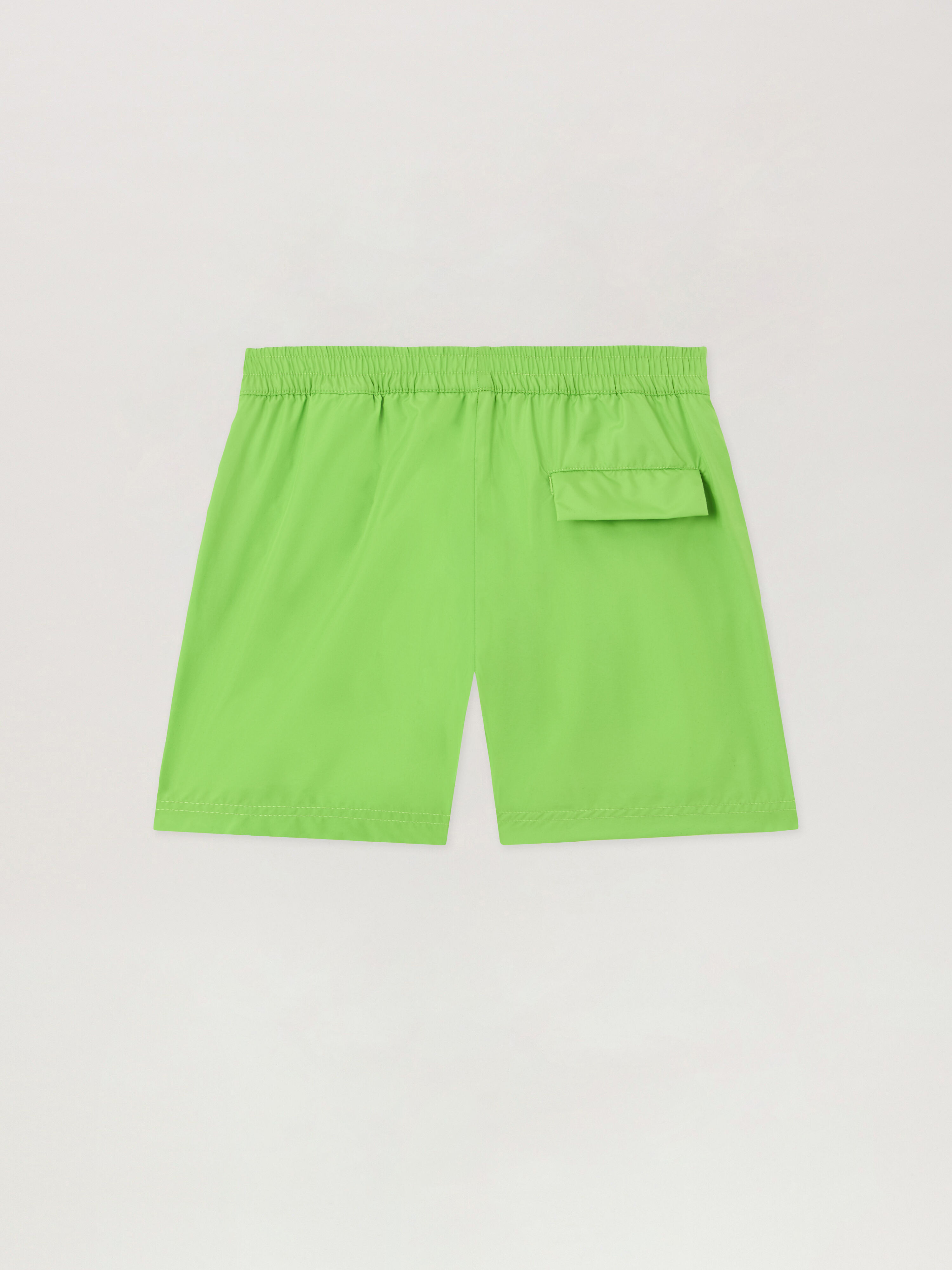 PALM ANGELS Overlogo Long Beachwear Short VERDE/GREEN PBFD003S26FAB001