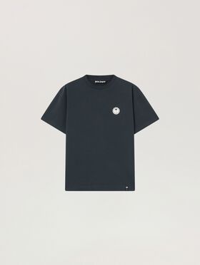 PALM ANGELS Palm Shadow Regular T-Shirt ANTHRACITE - OFF WHITE PAMAA01W26JR10