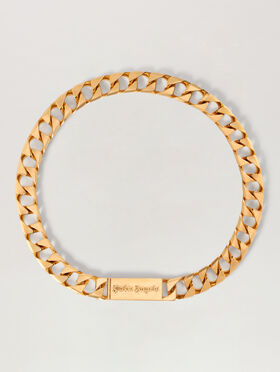 PALM ANGELS Cuban Link Chain Necklace GOLD - GOLD PWOB12FF25MAT001