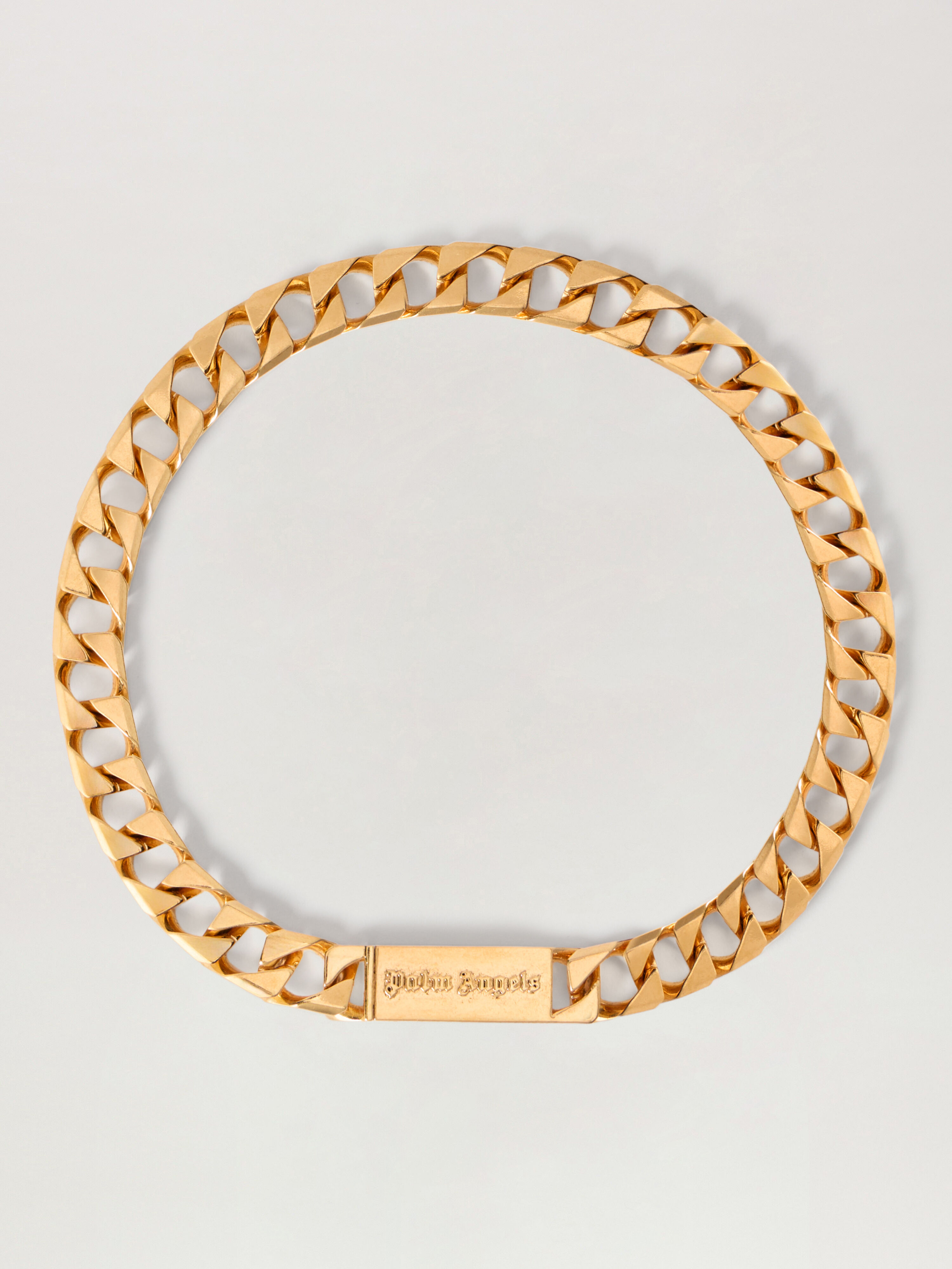 PALM ANGELS Cuban Link Chain Necklace GOLD - GOLD PWOB12FF25MAT001