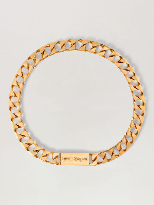 Cuban Link Chain Necklace PALM ANGELS Cuban Link Chain Necklace GOLD - GOLD PWOB12FF25MAT001