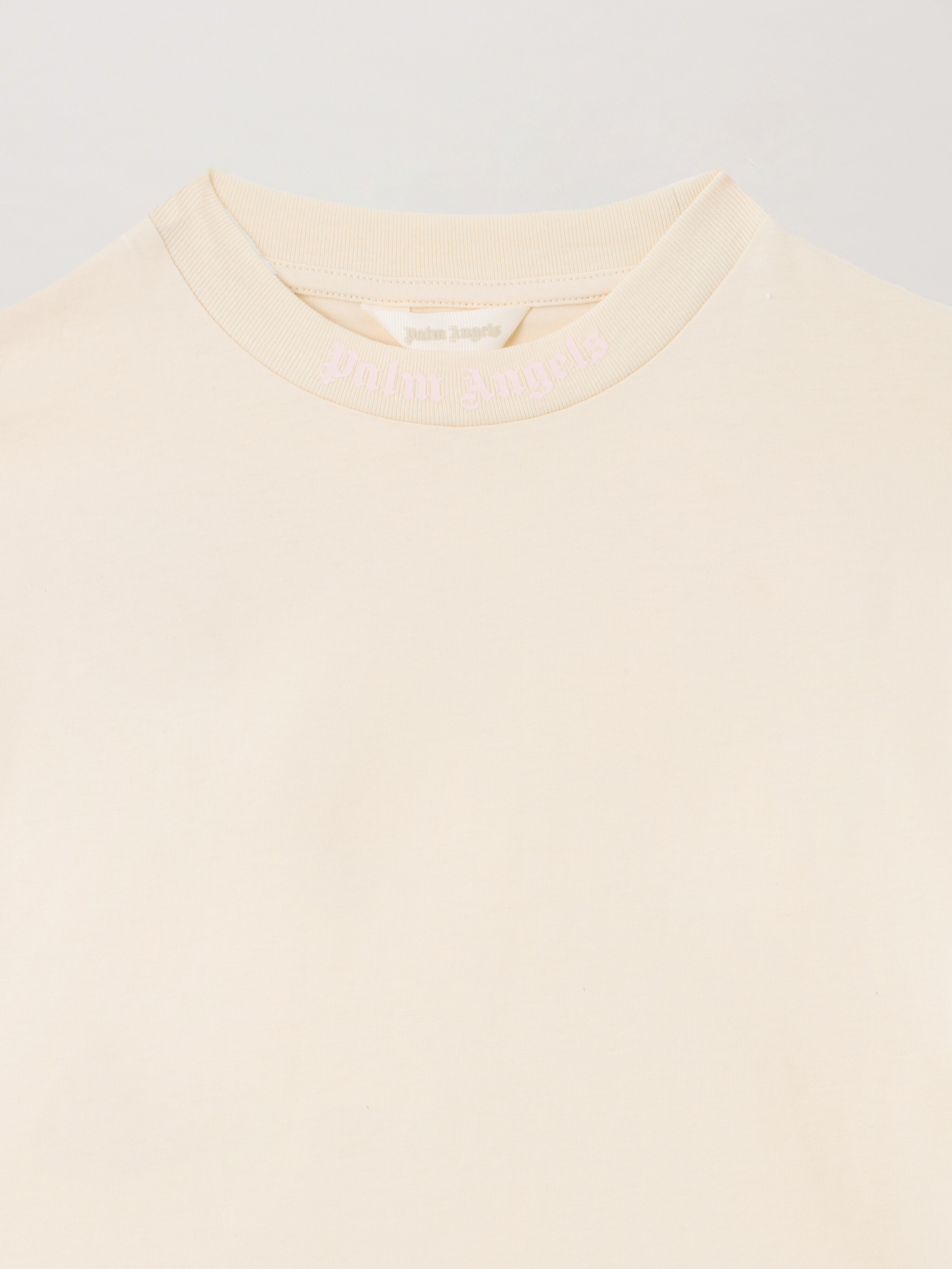 PALM ANGELS Overlogo Over T-Shirt OFF WHITE PGAA001S26JER001