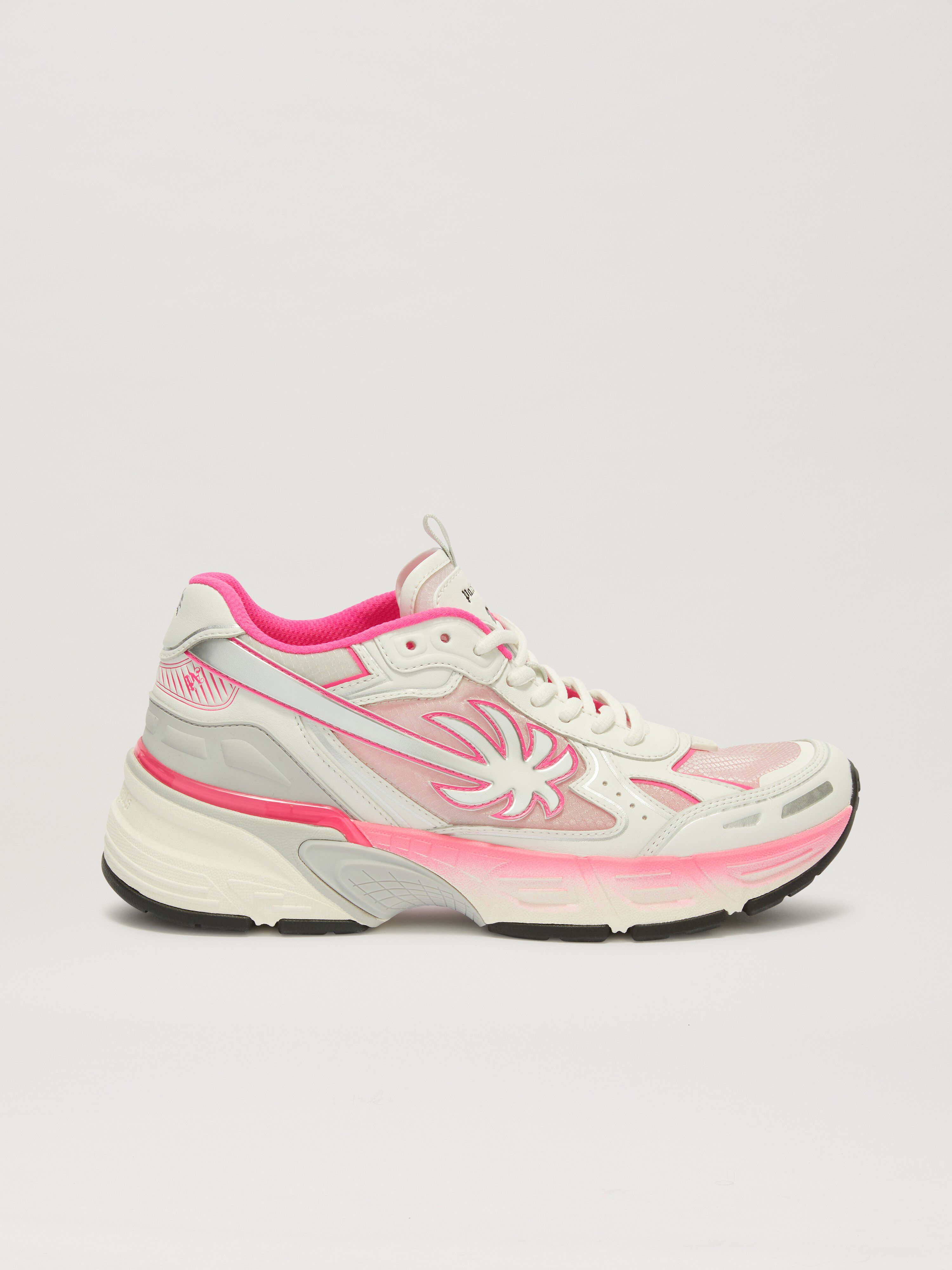 PALM ANGELS  PA 4 Fluo Sneaker FUCHSIA FLUO - SILVER PMIA102S25FAB002
