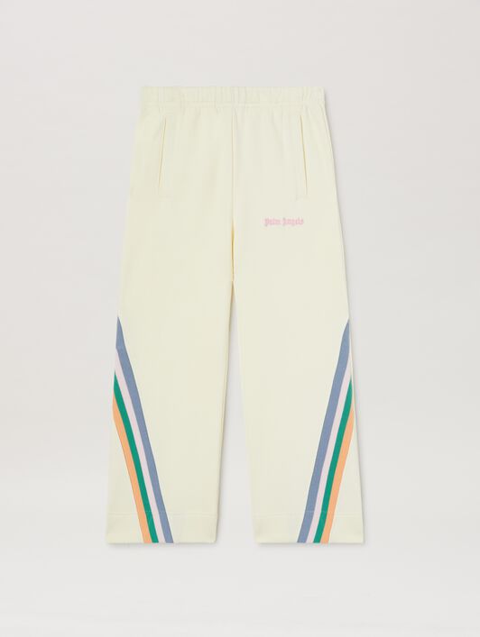 PALM ANGELS  Multicolored knit band track pants BURRO - ROSE ROSA PGCH00AS25FLE001