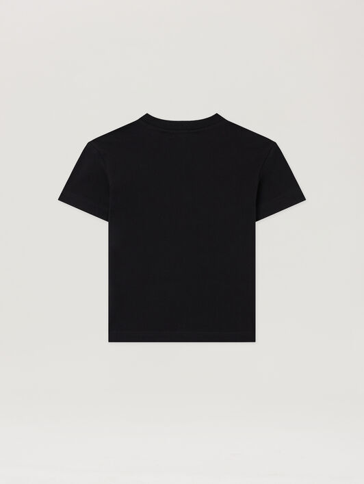 PALM ANGELS Blurred Bear T-Shirt NERO/BLACK PBAA003S26JER005