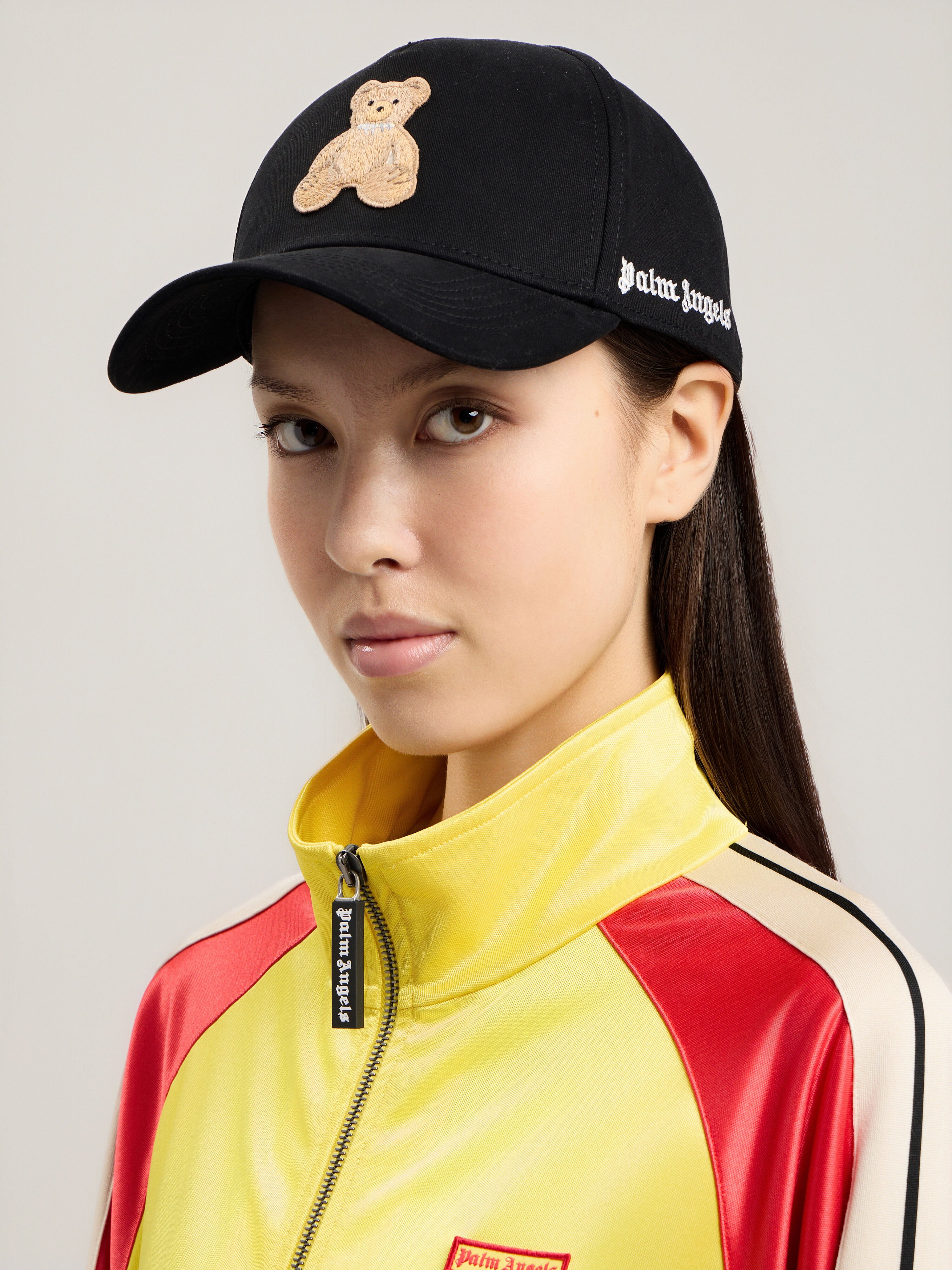 PALM ANGELS Bear Cap BLACK BROWN PWLB032S26FAB006