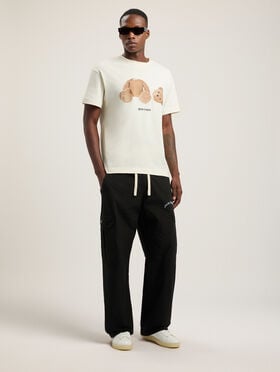 PALM ANGELS Bear T-Shirt White PMAA109T26JER003